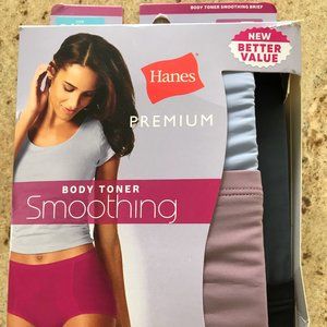 NIB Hanes Premium Body Toner Smoothing Brief 4